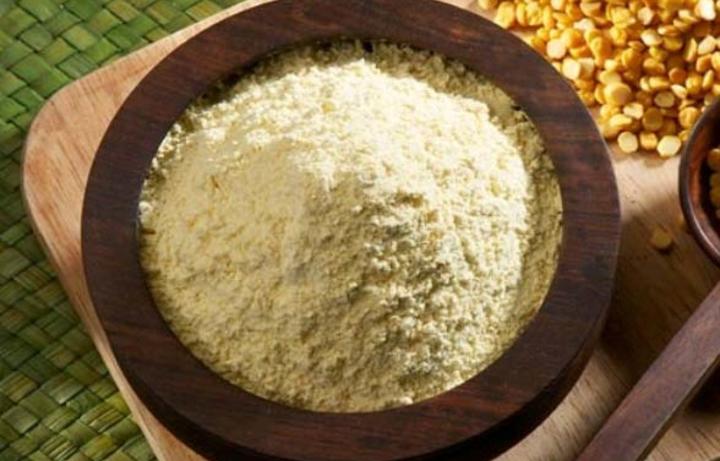 Граммовая мука. Гороховая мука. Цветная мука. Мука из гороха. Мука из нута.